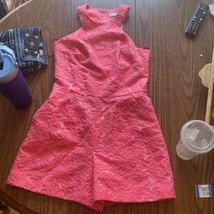 Trina Turk romper flowers pink size 0